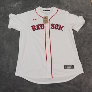 Boston Red Sox Nike Engineered Home Jersey‎ Mens White Blank Back Fenway Swoosh